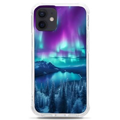 Lake Aurora Borealis Iphone 12 Mini Tpu Uv Print Case	 by Ndabl3x