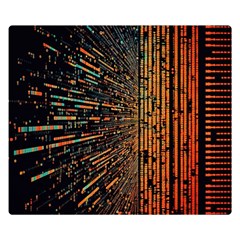 Data Abstract Abstract Background Background Premium Plush Fleece Blanket (small) by Cendanart