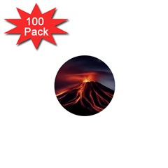 Volcanic Eruption 1  Mini Buttons (100 Pack)  by Proyonanggan