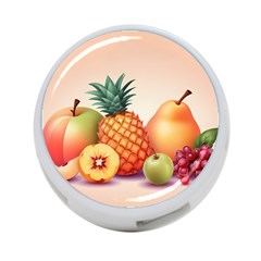 Fruit Pattern Apple Abstract Food 4-port Usb Hub (one Side) by Proyonanggan