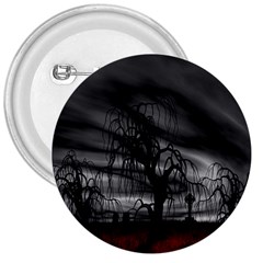 Grave Yard Dark Fantasy Trees 3  Buttons by Cemarart
