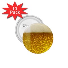 Light Beer Texture Foam Drink In A Glass 1 75  Buttons (10 Pack) by Cemarart