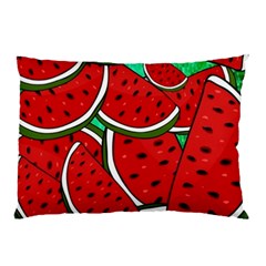 Summer Watermelon Fruit Pillow Case by Cemarart