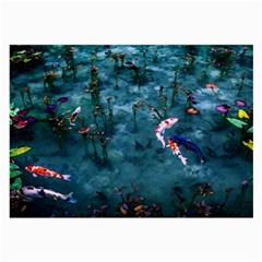 Fish Koi Carp Large Glasses Cloth by Cemarart