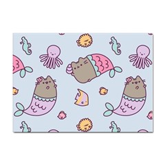 Pusheen Cat Cute Sticker A4 (10 Pack) by Grandong