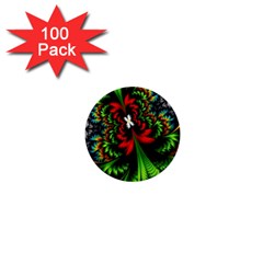 Kaleidoscopic Tropic 1  Mini Buttons (100 Pack)  by Grandong