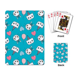 Cat Bunny Playing Cards Single Design (rectangle) by Grandong