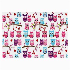 Owl Pattern Large Glasses Cloth by Cemarart