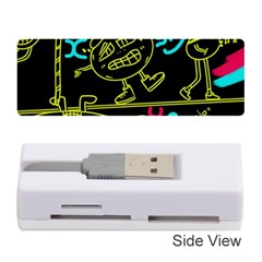 Keep Smiing Doodle Memory Card Reader (stick) by Cemarart