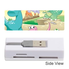 Kids Mural Cartoon Dinosaur Memory Card Reader (stick) by nateshop