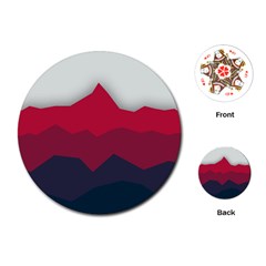 Minimalistic Colours, Minimal Colours, Pattern, Stoche Playing Cards Single Design (round) by nateshop