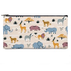 Wild Animals Seamless Pattern Pencil Case by Ndabl3x