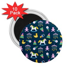Cute Babies Toys Seamless Pattern 2 25  Magnets (10 Pack)  by Ndabl3x