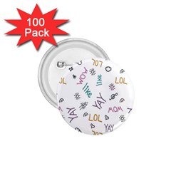 Doodle Pattern 1 75  Buttons (100 Pack)  by Proyonanggan