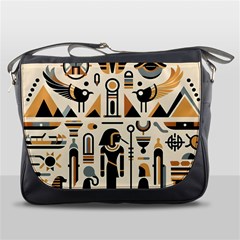 Egypt Pyramids Nature Desert Messenger Bag by Proyonanggan
