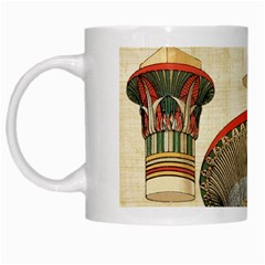 Egyptian Architecture Column White Mug by Proyonanggan