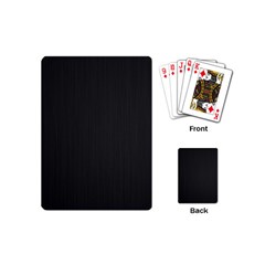 Black, Background, Simple Playing Cards Single Design (mini) by nateshop