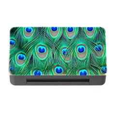 Peacock Feathers, Bonito, Bird, Blue, Colorful, Feathers Memory Card Reader With Cf by nateshop