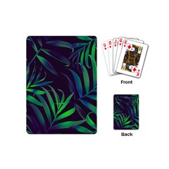 Tree Leaves Playing Cards Single Design (mini) by nateshop