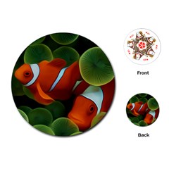 Fish Playing Cards Single Design (round) by nateshop