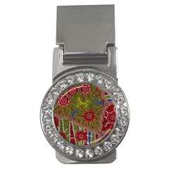 Authentic Aboriginal Art - Connections Money Clips (cz)  by hogartharts