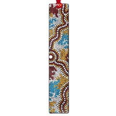 Authentic Aboriginal Art - Wetland Dreaming Large Book Marks by hogartharts