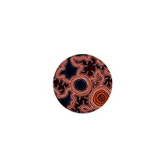 Authentic Aboriginal Art - Pathways 1  Mini Buttons by hogartharts