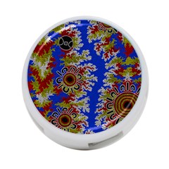 Authentic Aboriginal Art - Waterholes (corella) 4-port Usb Hub (two Sides) by hogartharts