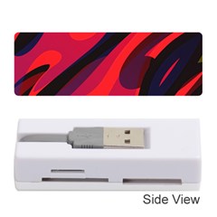Abstract Fire Flames Grunge Art, Creative Memory Card Reader (stick) by nateshop