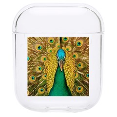 Peacock Feather Bird Peafowl Hard Pc Airpods 1/2 Case by Cemarart