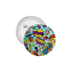 Graffiti Word Seamless Pattern 1 75  Buttons by Bedest