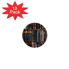 Abstract Colorful Texture 1  Mini Buttons (10 Pack)  by Bedest