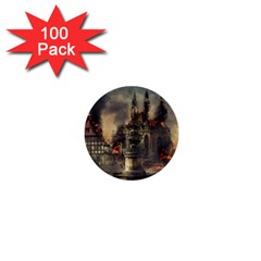 Braunschweig City Lower Saxony 1  Mini Buttons (100 Pack)  by Cemarart