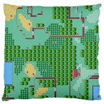 Green Retro Games Pattern Standard Premium Plush Fleece Cushion Case (One Side) Front