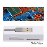 Gray Circuit Board Electronics Electronic Components Microprocessor Memory Card Reader (Stick) Front