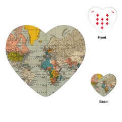 Iceland Aurora Borealis Playing Cards Single Design (heart) by Proyonanggan