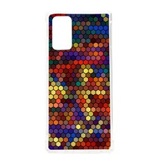 Hexagon Honeycomb Pattern Design Samsung Galaxy Note 20 Tpu Uv Case by Ndabl3x