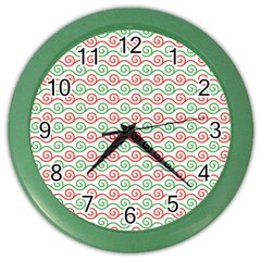 Mosaic Hexagon Honeycomb Color Wall Clock by Ndabl3x