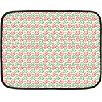 Mosaic Hexagon Honeycomb Fleece Blanket (Mini) 35 x27  Blanket