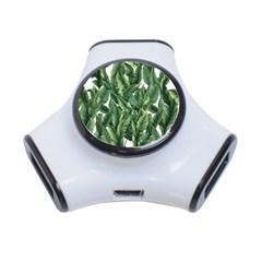Green Banana Leaves 3-port Usb Hub by goljakoff