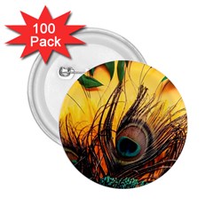 Art Paint Landscape Mountain 2 25  Buttons (100 Pack)  by Cemarart