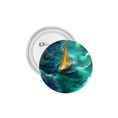 Mountain Birds River Sunset Nature 1 75  Buttons by Cemarart