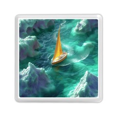 Mountains Sunset Landscape Nature Memory Card Reader (square) by Cemarart