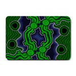 Authentic Aboriginal Art - After The Rain Small Doormat 24 x16  Door Mat