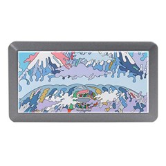 Art Psychedelic Mountain Memory Card Reader (mini) by Cemarart