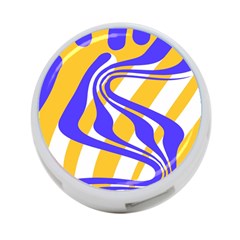 Print Pattern Warp Lines 4-port Usb Hub (one Side) by Cemarart