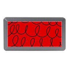 Red Background Wallpaper Memory Card Reader (mini) by Cemarart