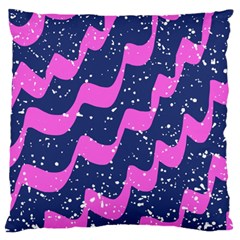 Texture Watercolour Liquify Standard Premium Plush Fleece Cushion Case (one Side) by Cemarart