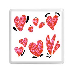 Elements Scribbles Brush Doodles Memory Card Reader (square) by Cemarart