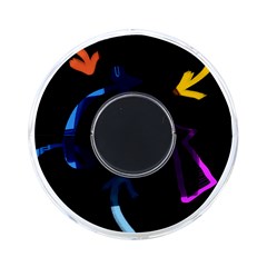 Ink Brushes Texture Grunge On-the-go Memory Card Reader by Cemarart